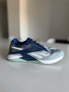 Reebok Nano X2 Women's Training Shoes Size 8.5 Blue/Grey
